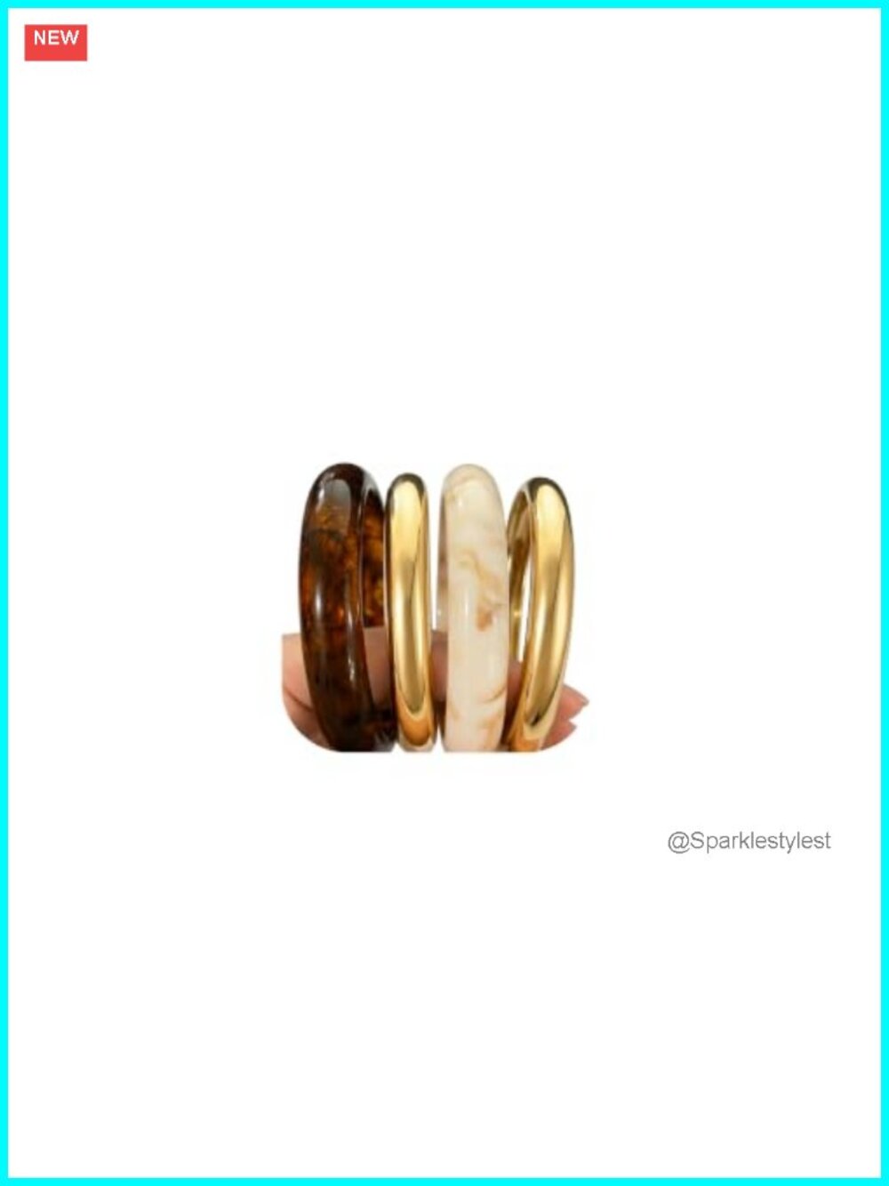 Chunky Acrylic Bangle Bracelet Set Stackable Statement Cuff Women Jewelry